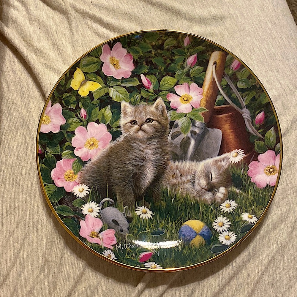 Franklin mint heirloom antique plate